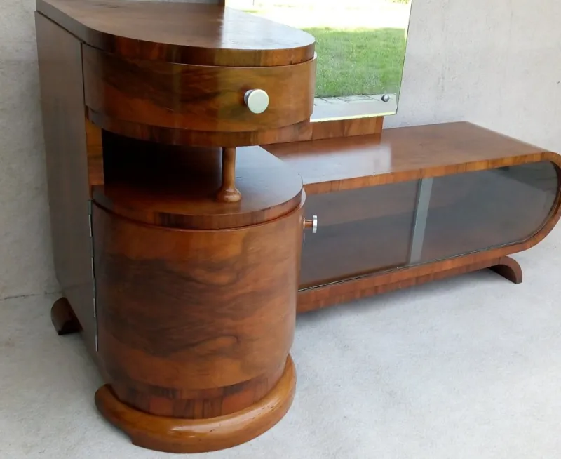 Pamono Art Deco Dressing Table attributed to Thonet, 1939> Dressing Tables