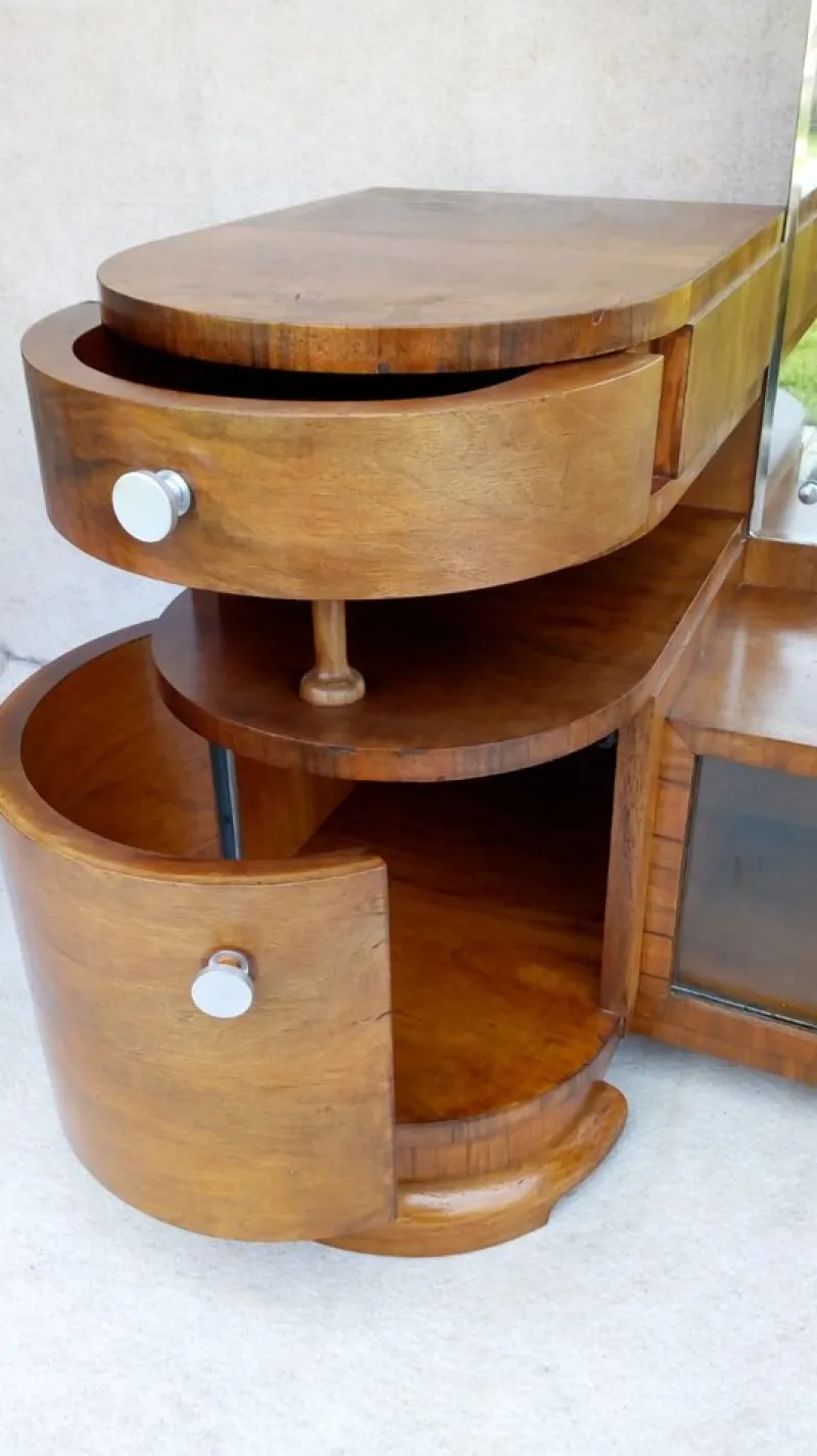 Pamono Art Deco Dressing Table attributed to Thonet, 1939> Dressing Tables