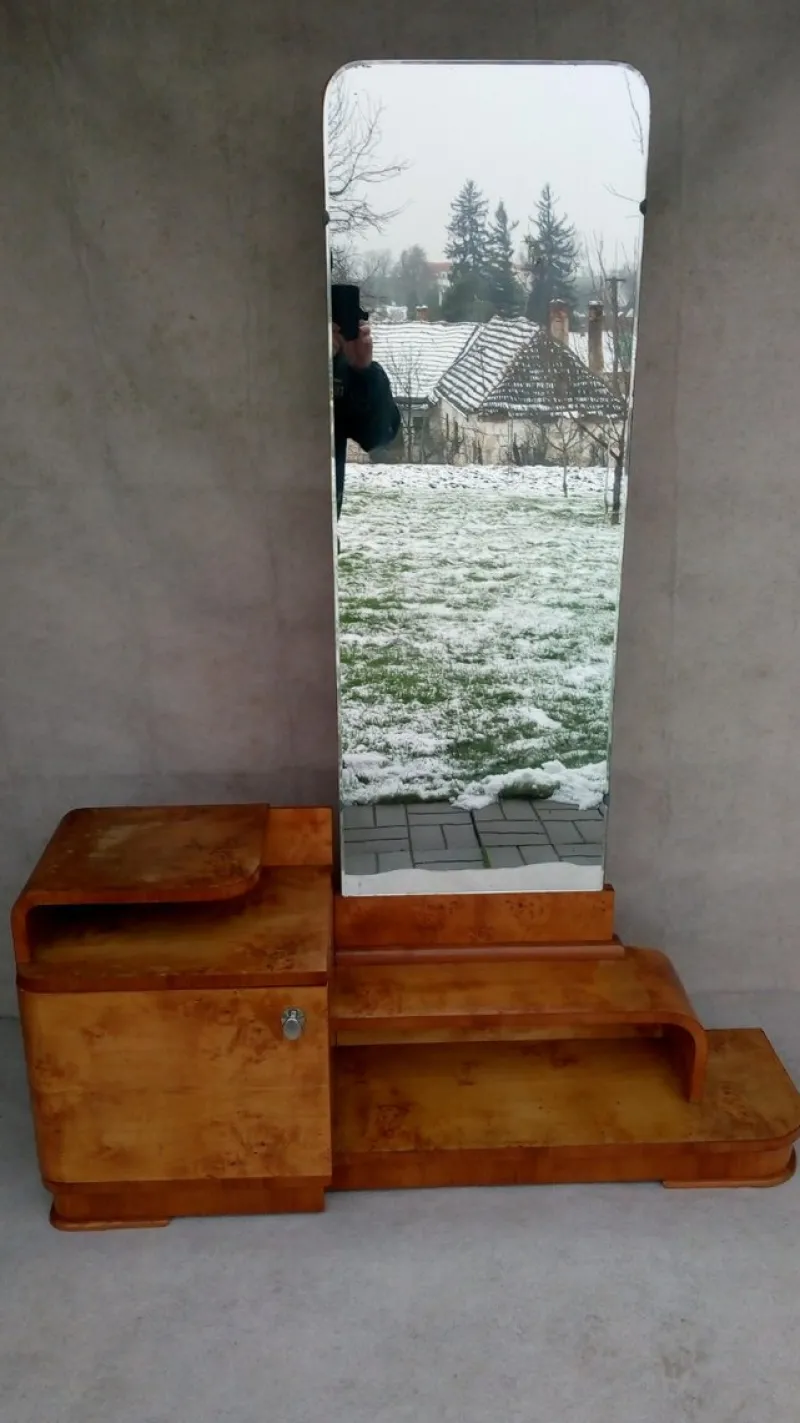 Pamono Art Deco Dressing Table by Jindřich Halabala for Up Závody, 1950s