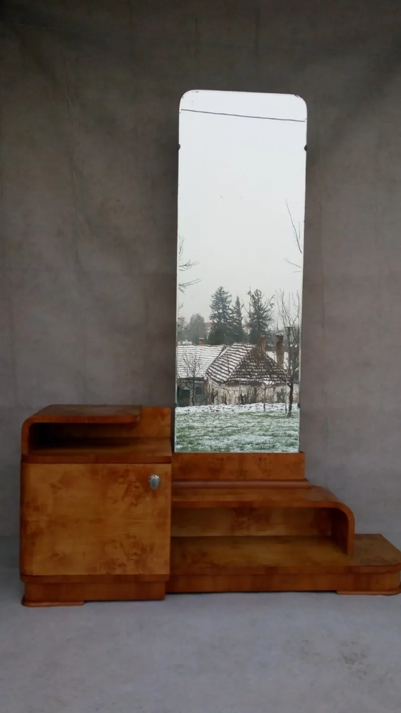 Pamono Art Deco Dressing Table by Jindřich Halabala for Up Závody, 1950s
