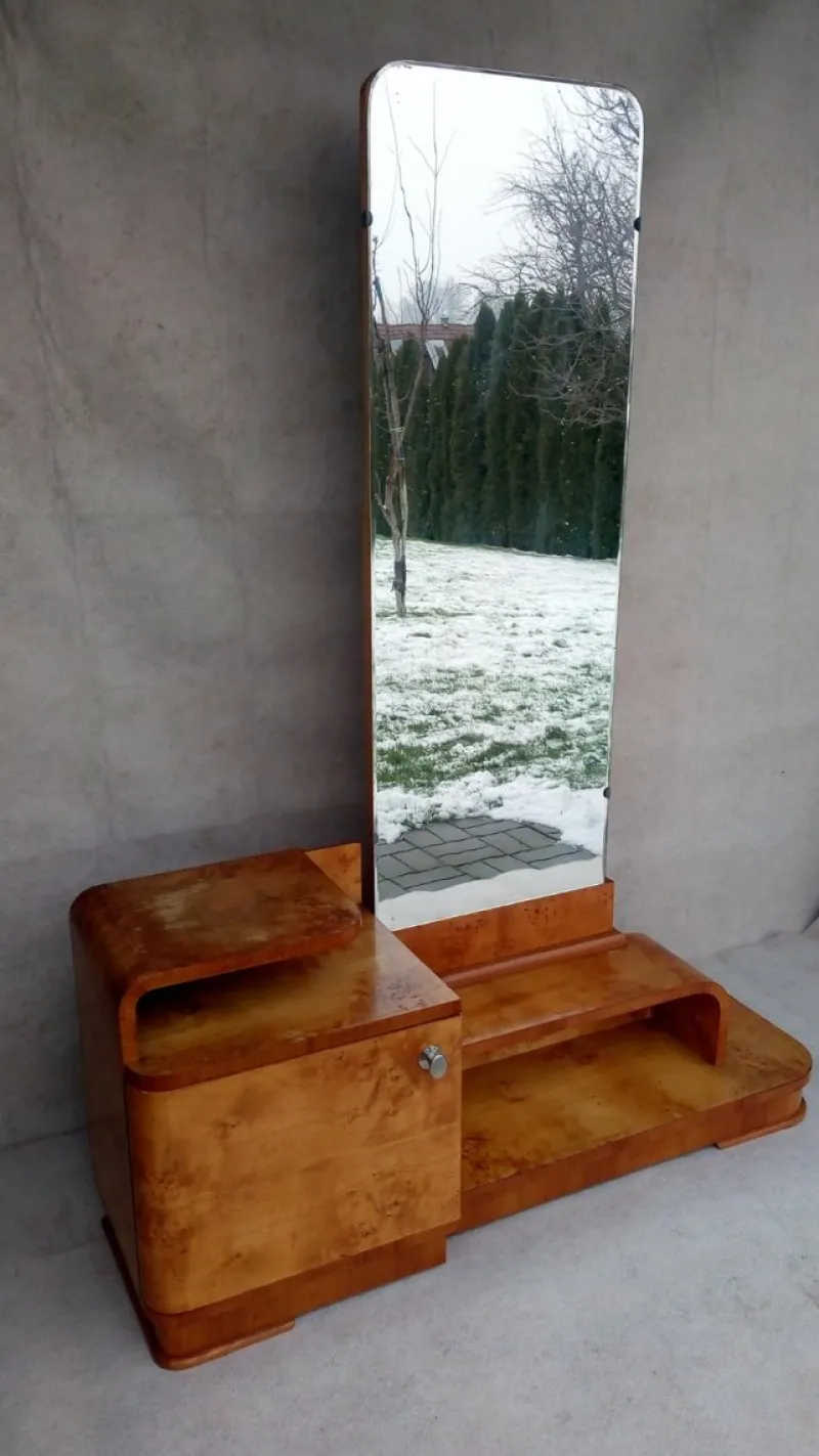 Pamono Art Deco Dressing Table by Jindřich Halabala for Up Závody, 1950s