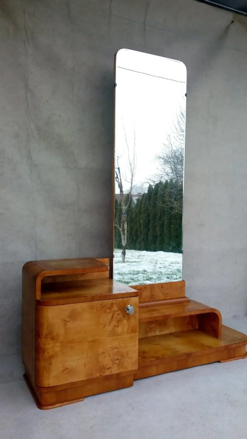 Pamono Art Deco Dressing Table by Jindřich Halabala for Up Závody, 1950s