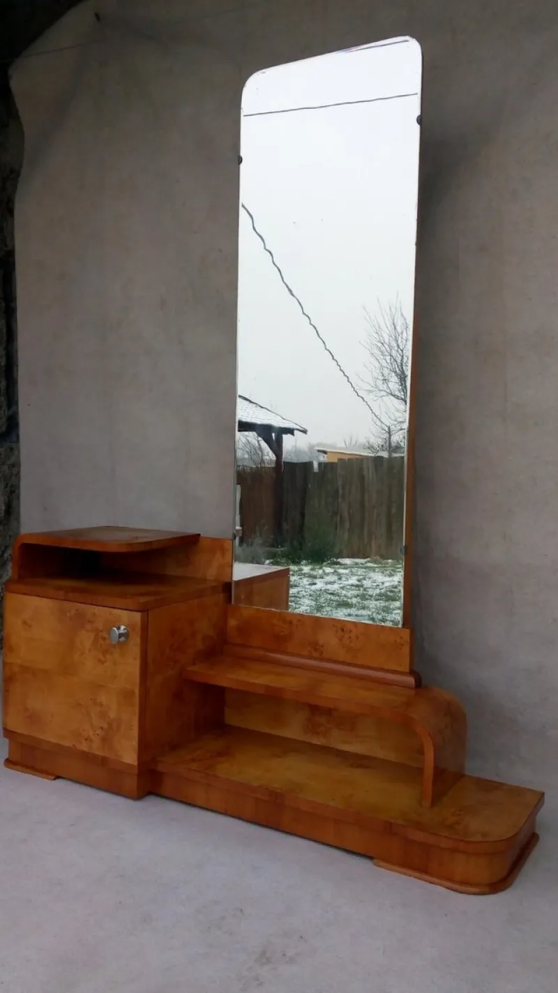 Pamono Art Deco Dressing Table by Jindřich Halabala for Up Závody, 1950s