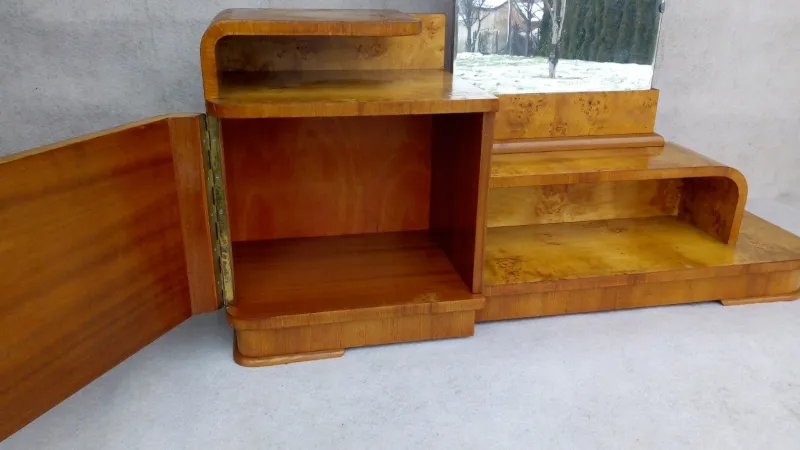 Pamono Art Deco Dressing Table by Jindřich Halabala for Up Závody, 1950s