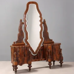 Clearance Pamono Art Deco Dressing Table in Walnut