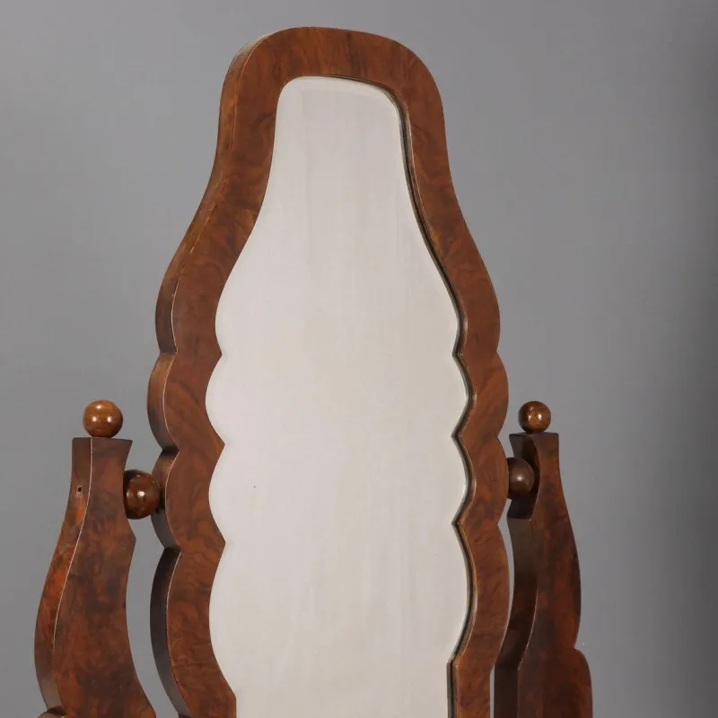 Clearance Pamono Art Deco Dressing Table in Walnut