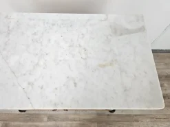 Pamono Art Deco Dressing Table in Mahogany Burl with White Marble Top, 1950><noscript><img width=