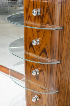 Pamono Art Deco Dressing Table in Zebrawood, 1925><noscript><img width=