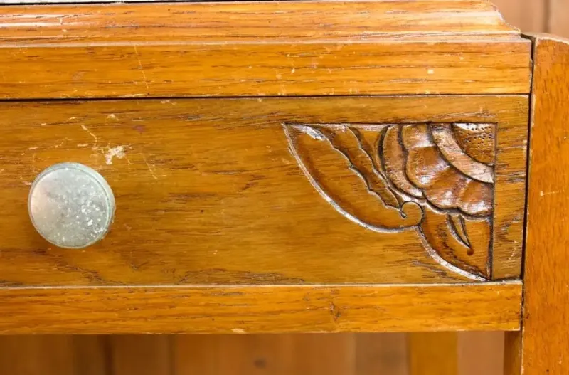 Pamono Art Deco Dressing Table with Marble Tray, 1940s> Dressing Tables