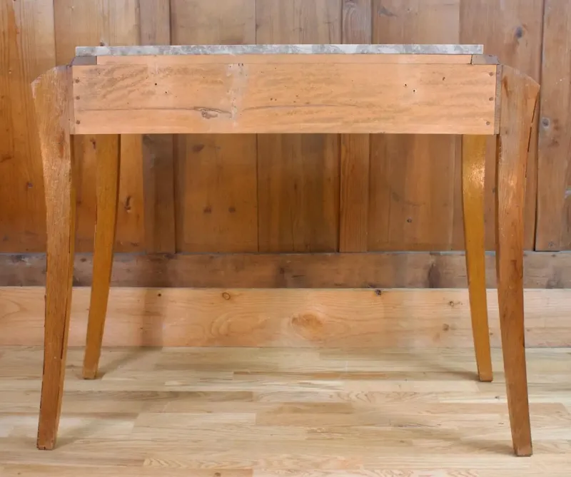 Pamono Art Deco Dressing Table with Marble Tray, 1940s> Dressing Tables