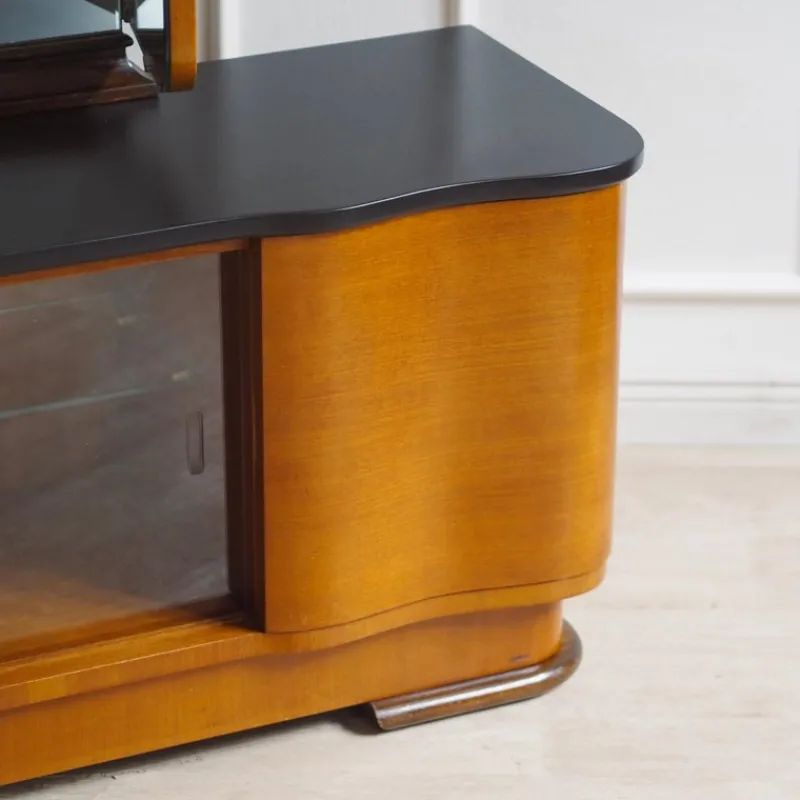 Pamono Art Deco Dressing Table with Mirror, 1940s> Dressing Tables