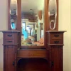 Hot Pamono Art Deco Dressing Table with Mirror and Drawers, 1920s
