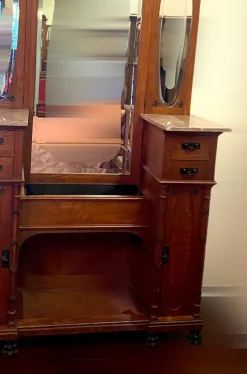 Hot Pamono Art Deco Dressing Table with Mirror and Drawers, 1920s