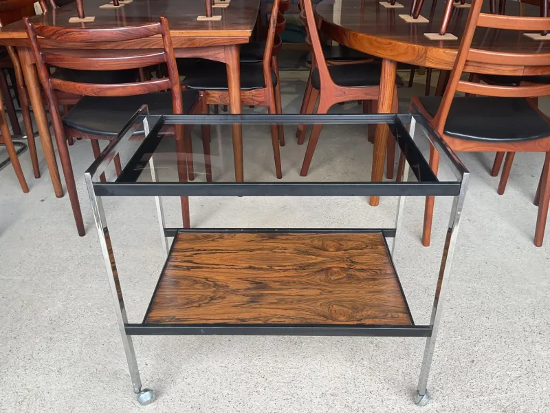 New Pamono Art Deco Drinks Trolley by Howard Miller, 1970s
