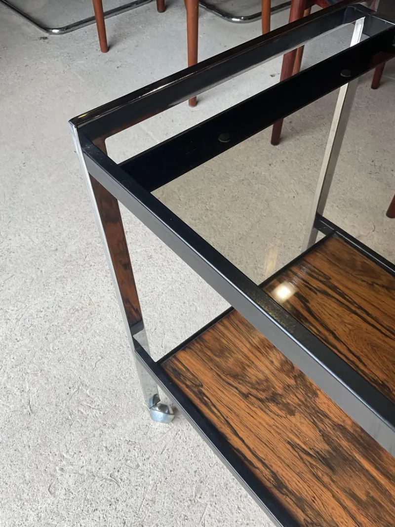 New Pamono Art Deco Drinks Trolley by Howard Miller, 1970s