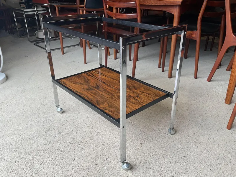 New Pamono Art Deco Drinks Trolley by Howard Miller, 1970s