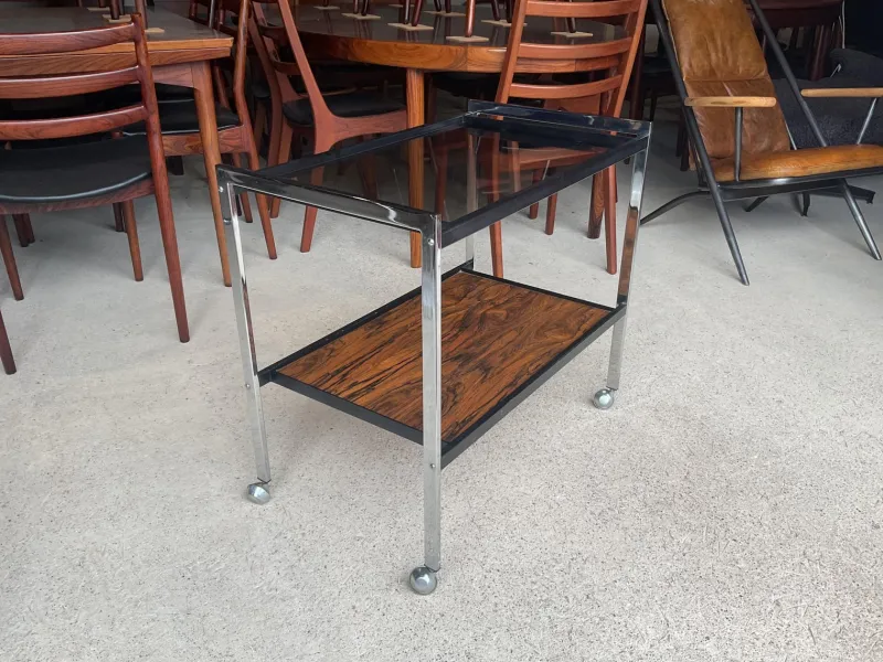 New Pamono Art Deco Drinks Trolley by Howard Miller, 1970s