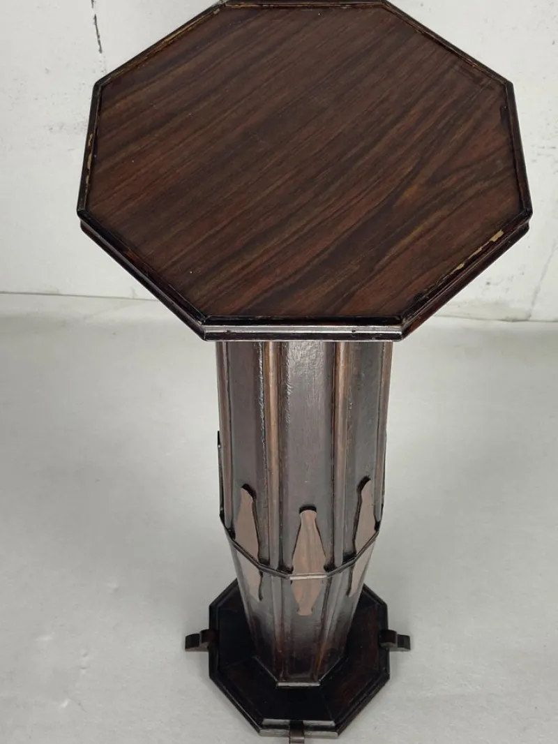 Pamono Art Deco Dutch Amsterdam School Pedestal, 1920s