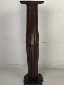 Pamono Art Deco Dutch Amsterdam School Pedestal, 1920s