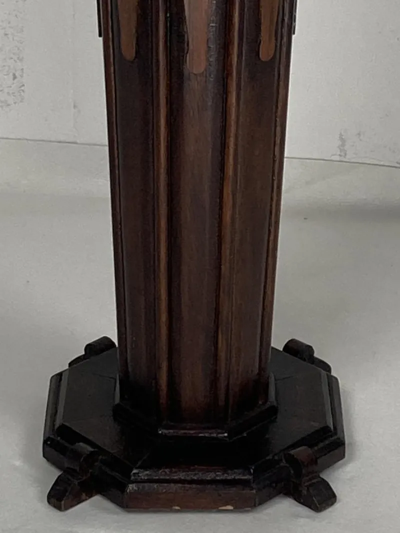 Pamono Art Deco Dutch Amsterdam School Pedestal, 1920s