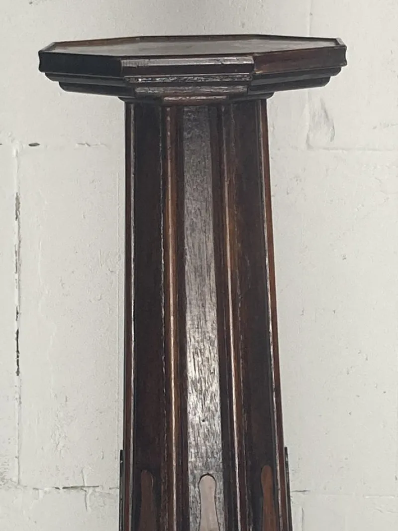 Pamono Art Deco Dutch Amsterdam School Pedestal, 1920s
