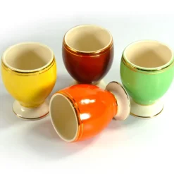 Clearance Pamono Art Deco Egg Cups from Cerom, Romania, 1930s, Set of 4