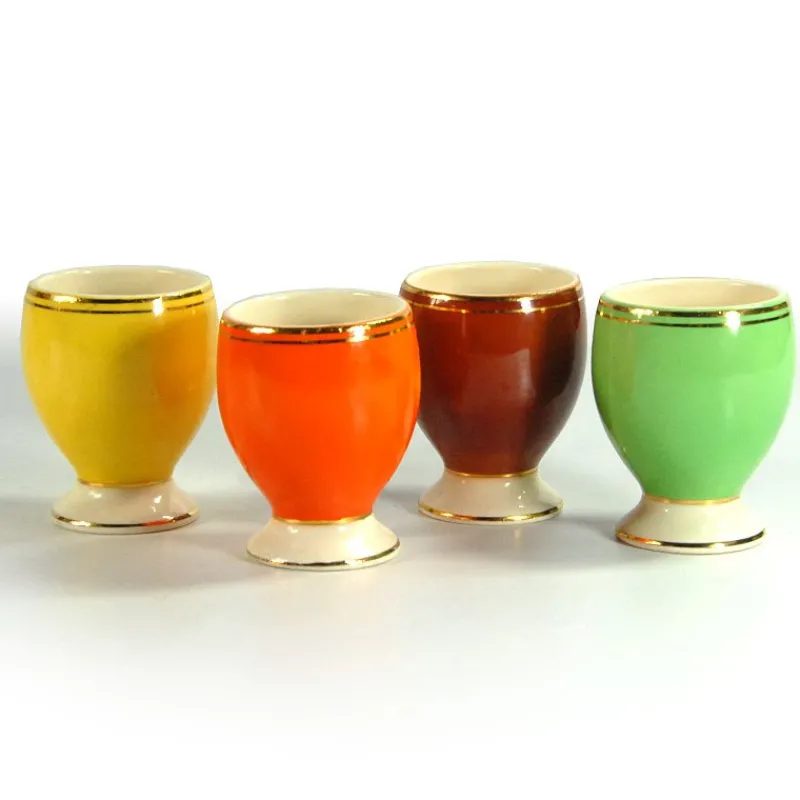 Clearance Pamono Art Deco Egg Cups from Cerom, Romania, 1930s, Set of 4