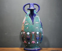 Hot Pamono Art Deco Egyptian Revival Style Ceramic Pitcher, 1930s