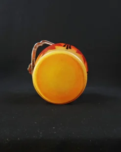 Clearance Pamono Art Deco Enameled and Painted Glass Biscuit Bucket from Legras-Montjoye, 1920