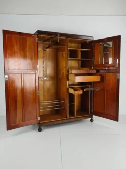 Outlet Pamono Art Deco English Gentlemans Wardrobe, 1930
