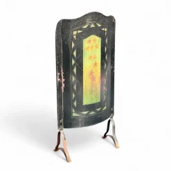 Pamono Art Deco Fire Screen in Painted Metal, Early 20th Century> Fireplaces And Mantels