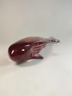 Pamono Art Deco Fish by Miloslav Janků for Železnobrodské Glassworks (Zbs), 1960s><noscript><img width=