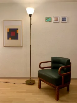 Pamono Art Deco Floor Lamp from Bag Turgi, 1930s><noscript><img width=