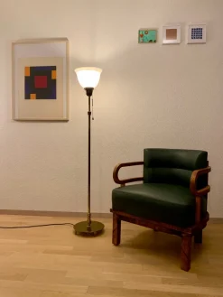 Pamono Art Deco Floor Lamp from Bag Turgi, 1930s><noscript><img width=