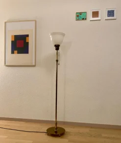 Pamono Art Deco Floor Lamp from Bag Turgi, 1930s><noscript><img width=