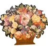 Pamono Art Deco Floral Collage Screen, 1930s> Room Dividers & Screens