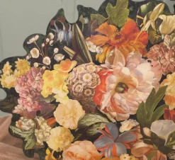 Pamono Art Deco Floral Collage Screen, 1930s><noscript><img width=
