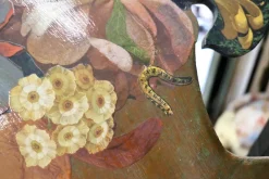 Pamono Art Deco Floral Collage Screen, 1930s><noscript><img width=