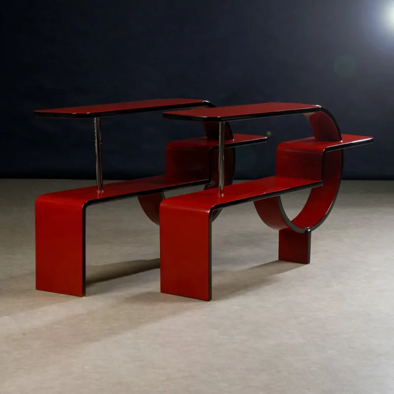 Pamono Art Deco Flower Floors, 1930s> Garden Tables