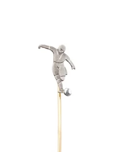 Pamono Art Deco Football Pin> Brooches