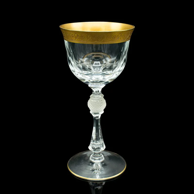 Pamono Art Deco French Celebratory Port Glasses, 1920s, Set of 2> Glassware