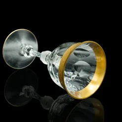 Pamono Art Deco French Celebratory Port Glasses, 1920s, Set of 2><noscript><img width=