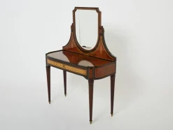 Pamono Art Deco French Marquetry Vanity attributed to Maurice Dufrene, 1920s><noscript><img width=