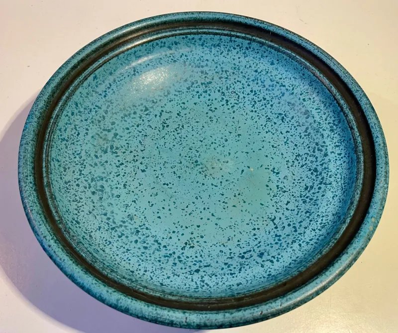 Pamono Art Deco Fruit Bowl in Painted Earthenware, 1920s