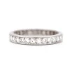 New Pamono Art Deco Full Circle Diamond Wedding Band, 20th Century