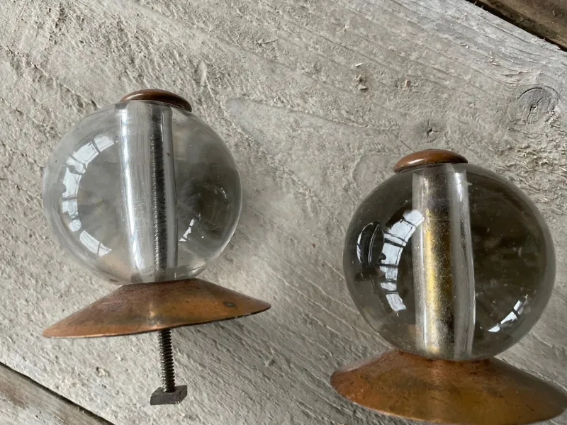 Pamono Art Deco Furniture Handles, 1940s, Set of 2> Architectural Elements