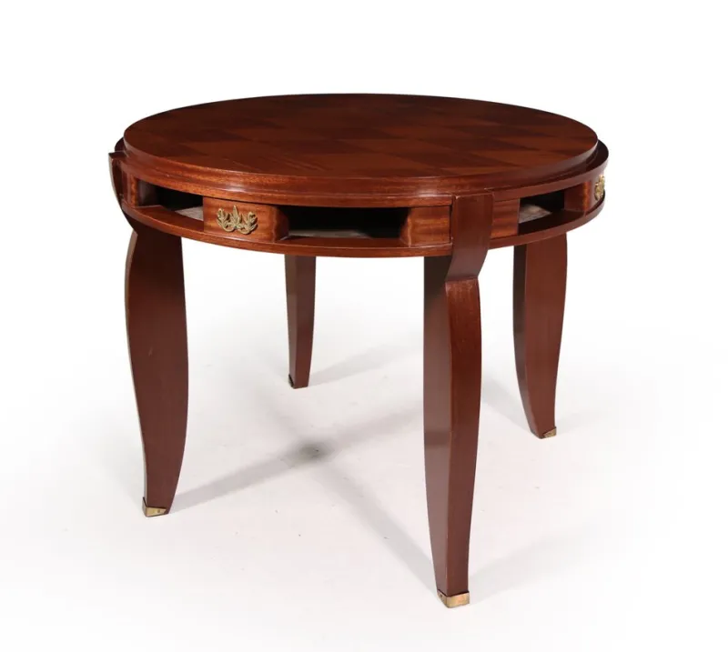 Online Pamono Art Deco Games Table by Jules Leleu, 1940s
