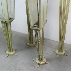 Online Pamono Art Deco Garden Lamp Game, 1930s, Set of 4