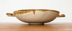 Pamono Art Deco German Pottery Bowl from Carstens Uffrecht Keramik, 1930s><noscript><img width=