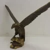 Pamono Art Deco German Wooden Eagle Sculpture, 1920s> Art Deco